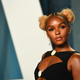 Janelle Monáe attends the 2022 Vanity Fair Oscar Party following the 94th Oscars at the The Wallis Annenberg Center for the Performing Arts in Beverly Hills, California on March 27, 2022. (Photo by Patrick T. FALLON / AFP) (Photo by PATRICK T. FALLON/AFP via Getty Images)